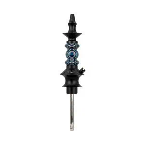 Regal Hookah DW Pawn #5 Greek Eye con aluminio aeroespacial y madera torneada a mano