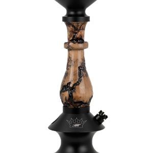Regal Hookah Prince Art Zeus Clear hecha con descarga eléctrica que raja la madera