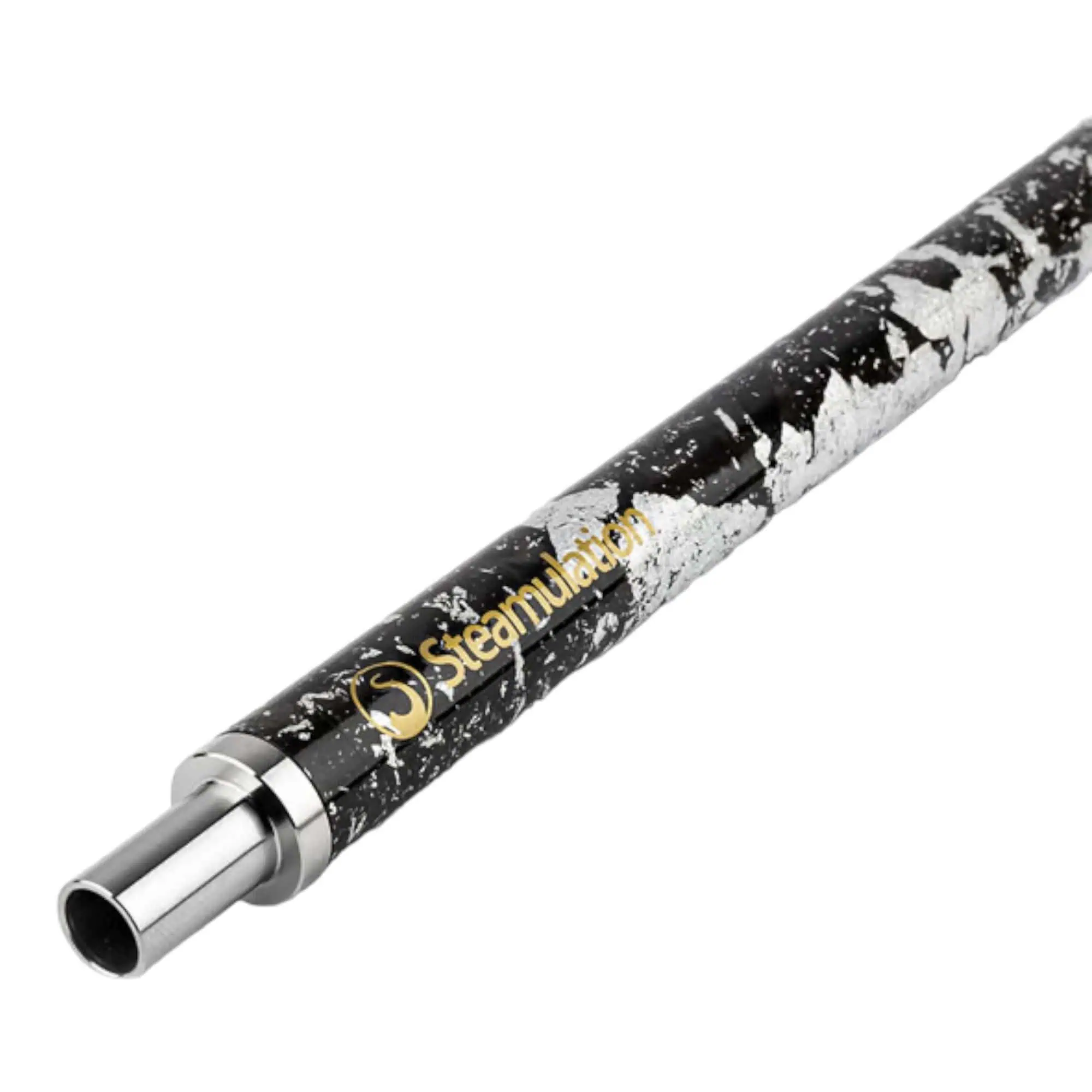 Boquilla Steamulation Carbon de tubo de carbono y acero V2A de 38 cm