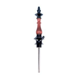 Cachimba Regal Hookah Prince Red Gloss en formato compacto con acabado rojo brillante