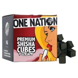 Carbón One Nation 26mm 1kg natural con 64 carbones para Kaloud y Provost