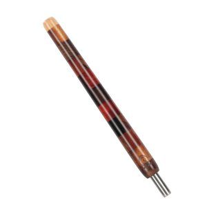 Boquilla Wookah Wooden Standard de 28 cm en madera noble reforzada con acero inoxidable mosaic