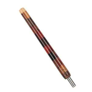 Boquilla Wookah Wooden Standard de 28 cm en madera noble reforzada con acero inoxidable mosaic