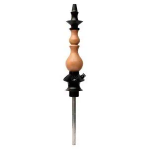 Cachimba Regal Hookah Bishop Clear en acero inoxidable V2A con diseño elegante