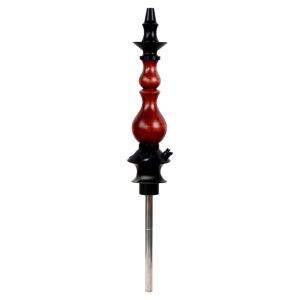 Cachimba Regal Hookah Bishop Red Gloss en acero inoxidable V2A con acabado rojo brillante