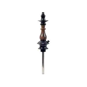 Cachimba Regal Hookah Prince Brown Gloss en formato compacto con acabado marrón brillante