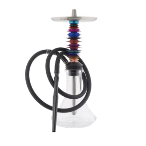 Cachimba Aladin Alux M9 de aluminio con mástil llamativo y difusor regulable