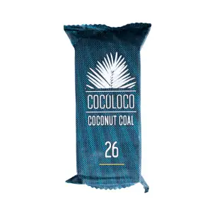 Carbón Cocoloco 4 Travel para cachimba con 8 carbones de 26 mm