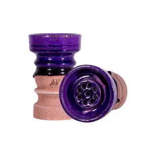 Cazoleta Helium Small Bang Twice de barro morado purple danzig tipo trypo