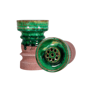 Cazoleta Helium Small Bang Emerald de barro morado purple danzig tipo trypo