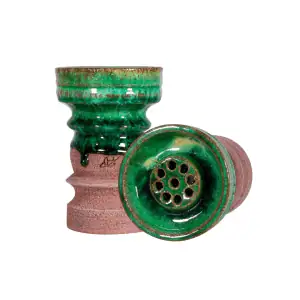 Cazoleta Helium Small Bang Emerald de barro morado purple danzig tipo trypo