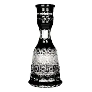 Base Caesar Crystal Large Tradi Black PK500 de cristal negro