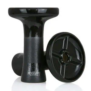 Cazoleta Cosmo Bowl Mixology phunnel con separadores internos y esmalte negro mate brillo