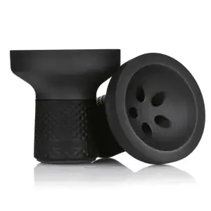 Cazoleta Darkside Shot Bowl rusa con diseño ovalado Turkish fabricada a molde compatible con Kaloud, Provost y Screen en The Good Shisha