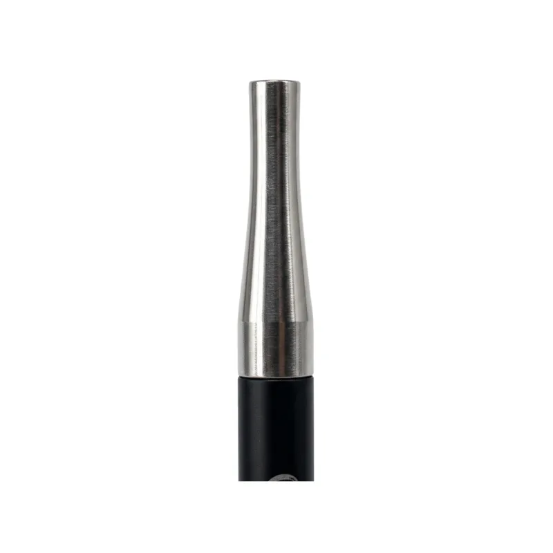 Boquilla Cold Smoke para cachimba de aluminio en negro y gris