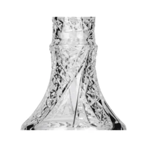 Base Caesar Crystal Small Fan Cut Clear transparente