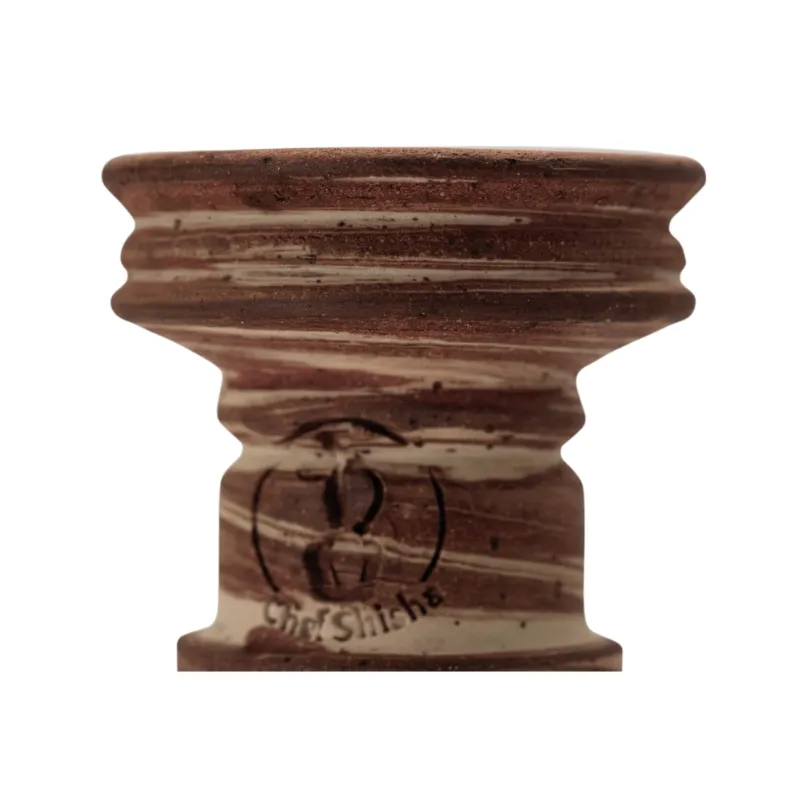 Cazoleta Chef Bowl Limited Edition de barro rojo y blanco con número de serie