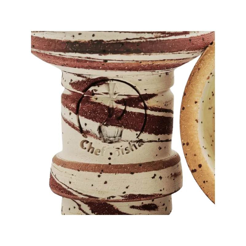 Cazoleta Chef Bowl Limited Edition de barro rojo y blanco con número de serie