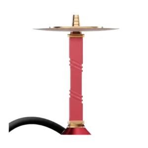 Cachimba Illicit Hookah XI rusa de lujo de 55 cm fabricada en acero AISI 304 con recubrimiento PVD y cámara y embellecedor en aluminio anodizado de grado quirúrgico, difusor regulable, peso de 3 kg, mástil, plato, boquilla, manguera, base y juntas incluidas en The Good Shisha