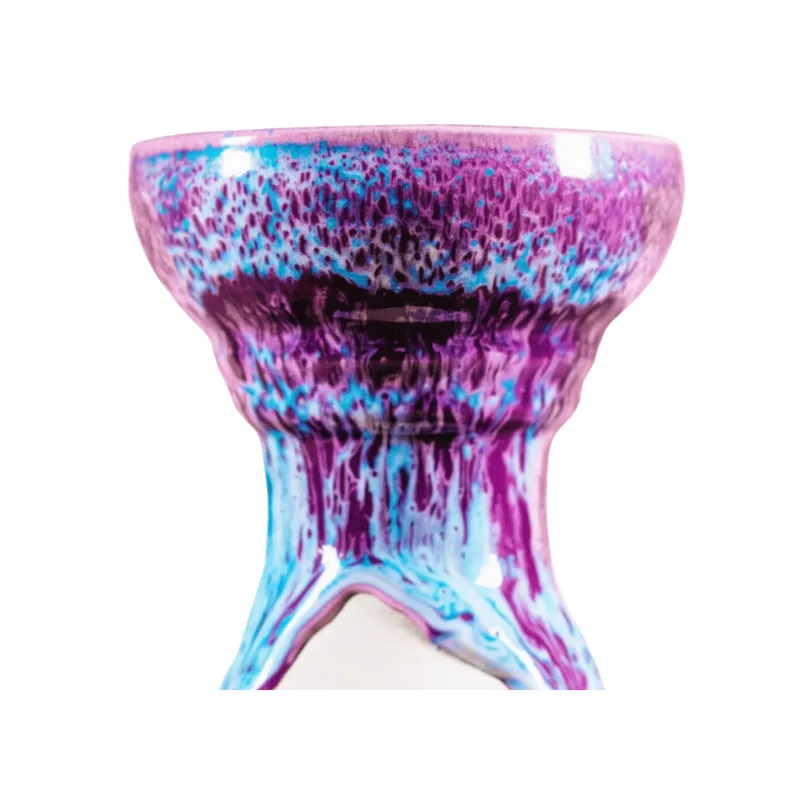 Cazoleta Purple Storm 2.0 de barro Highfire con esmalte morado
