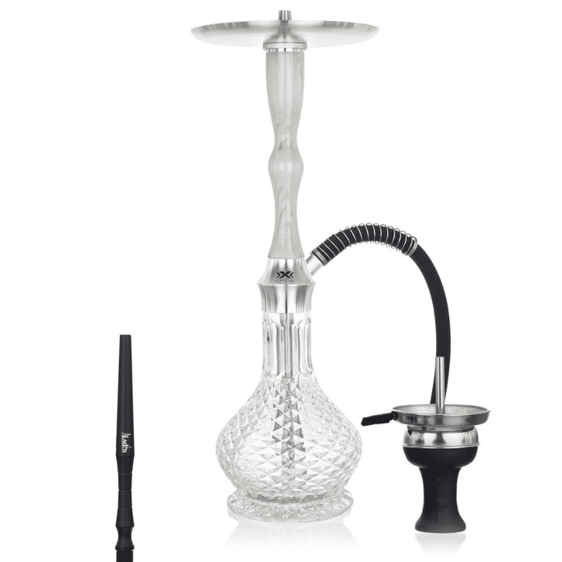 Cachimba Aladin Epox 555 con mástil de resina epoxy y acero inoxidable