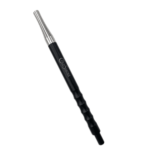 Boquilla Cold Smoke para cachimba de aluminio en negro y gris