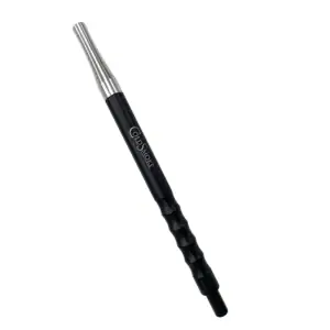 Boquilla Cold Smoke para cachimba de aluminio en negro y gris
