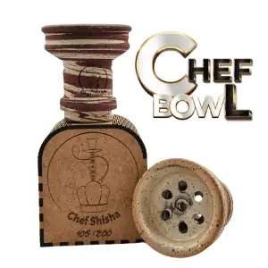 Cazoleta Chef Bowl Limited Edition de barro rojo y blanco con número de serie