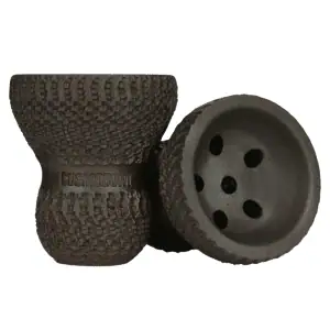 Cazoleta Cosmo Bowl Turkish Dragon rusa de barro rojo tostado tipo phunnel