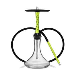 Cachimba Vortex Hookah Hurricane rusa de acero y aluminio con purga efecto tornado