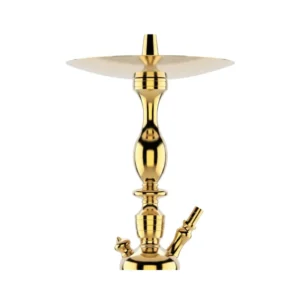 Cachimba MIG Tradi D2 Clear Gold en latón y acero inoxidable con acabado en oro claro