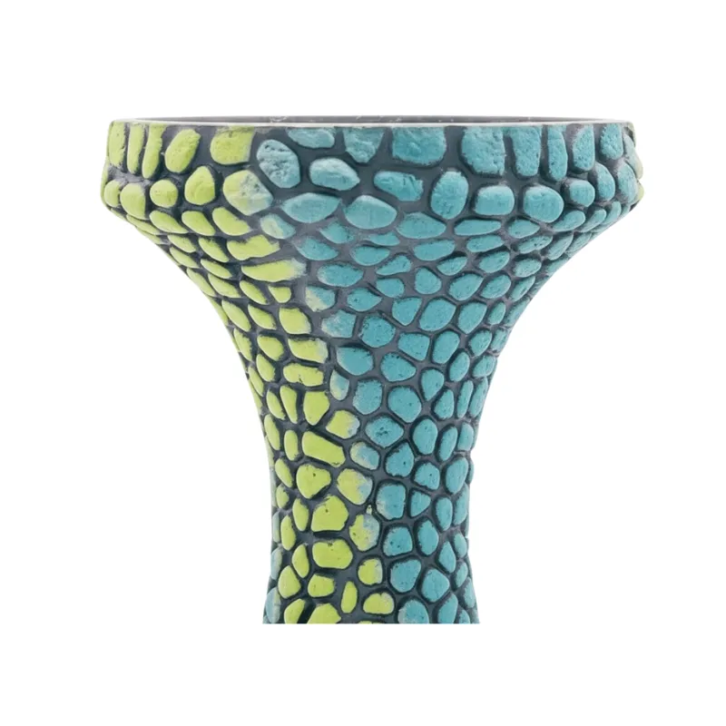 Cazoleta Olymp Bowl x Mamay Customs con color táctil inspirada en el camaleón yemení