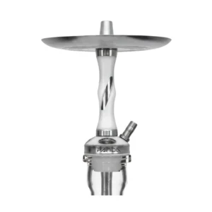 Cachimba Panda Hookah White Window Mini de acero inoxidable y poliacetal con purga de pistón