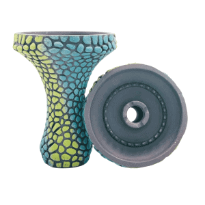 Cazoleta Olymp Bowl x Mamay Customs con color táctil inspirada en el camaleón yemení