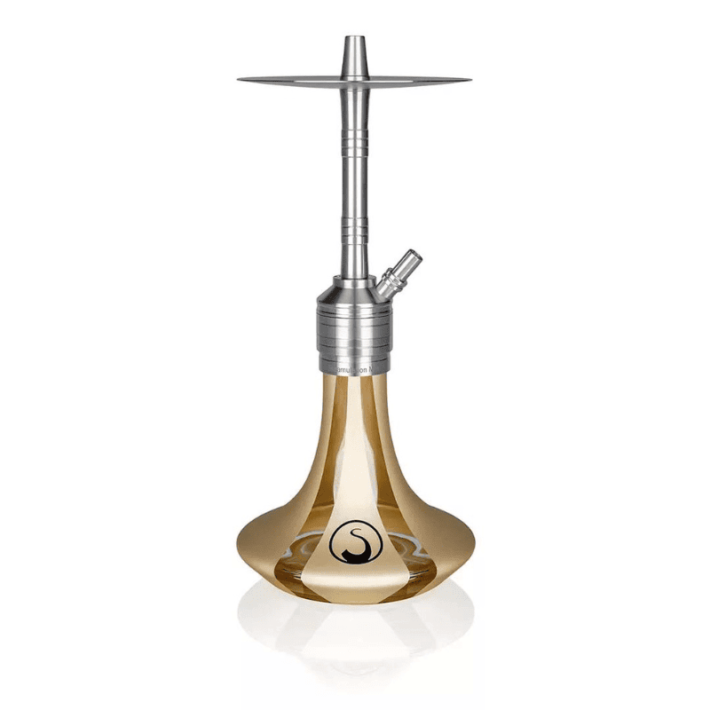 steamulation pro x mini gen II gold matt en the good shisha