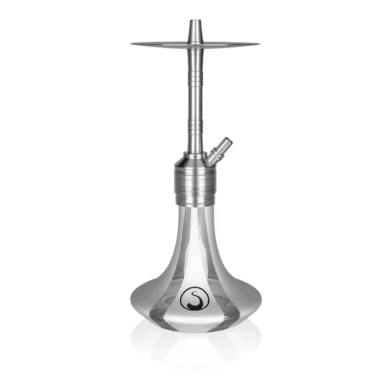 steamulation pro x mini gen II silver matt en the good shisha