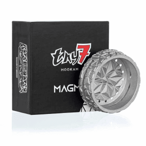 Gestor de calor Tay7 Heat Management en aluminio con altura 3 cm y diámetro 6,5 cm para tabacos rubios