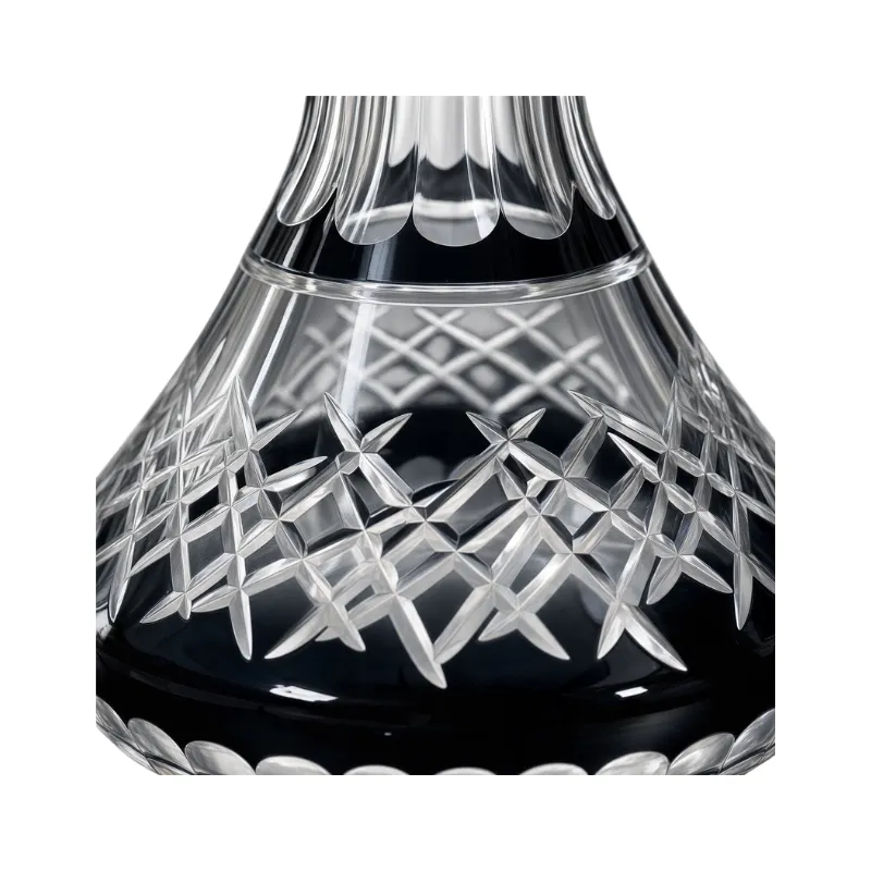 Base Mini Cut Black de 22 cm con acabado negro tallado