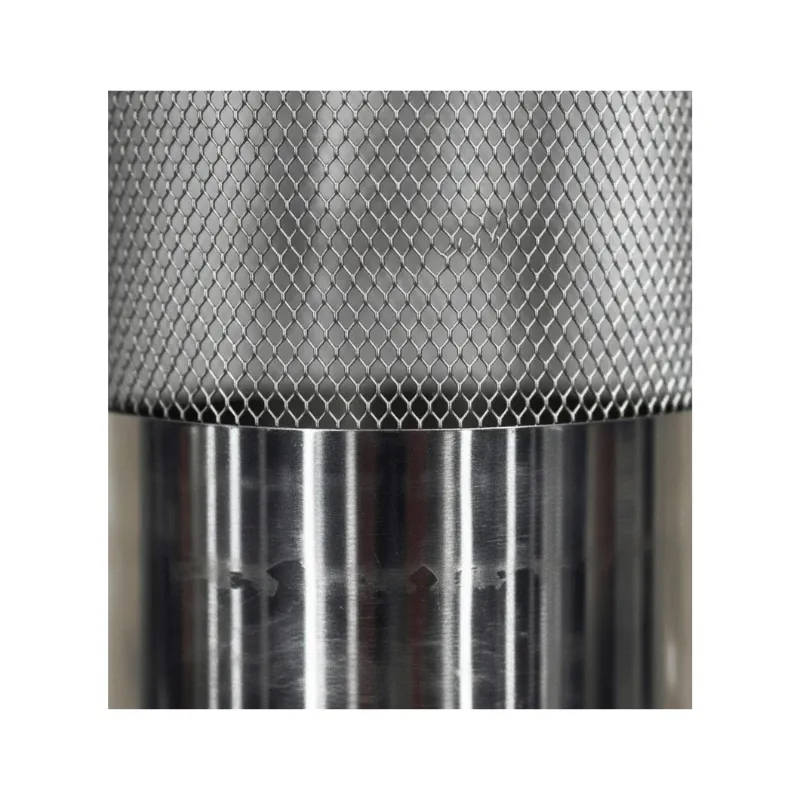 Rejilla protectora cubrevientos de aluminio para cachimba