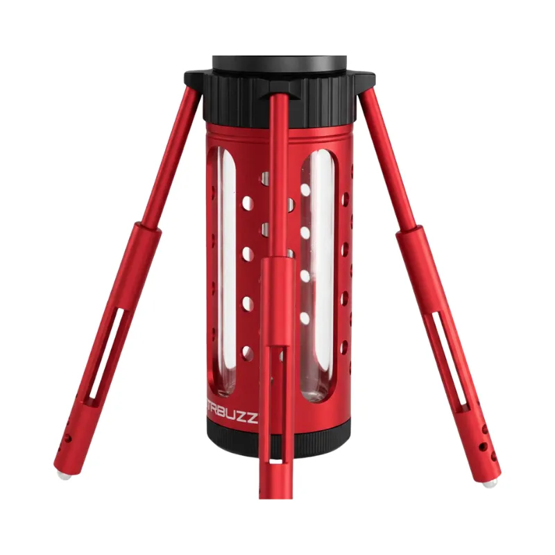 Cachimba Starbuzz Carbine con mástil forma de arma, base de cuatro patas y LED de colores