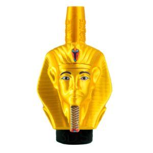 Boquilla personal 3D Faraón dorada para cachimba