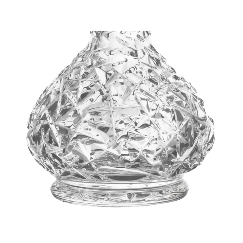 Base Caesar Mini Rock Drop Clear de cristal transparente