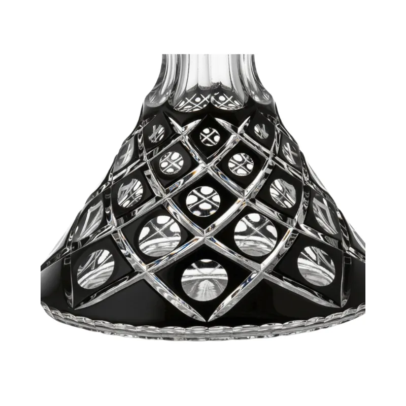 Base Caesar Mini Sultan Black de cristal negro