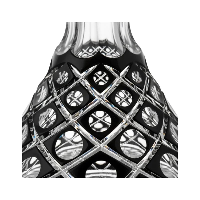 Base Caesar Mini Sultan Black de cristal negro