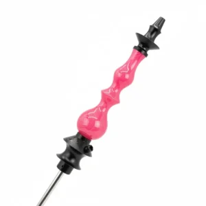 Cachimba Regal Hookah Queen All Pink con madera tratada y acabado rosa brillante