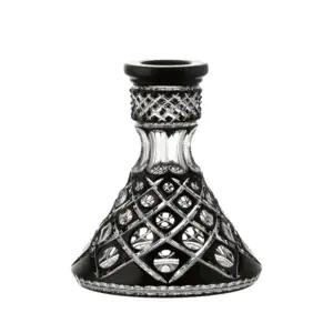 Base Caesar Mini Sultan Black de cristal negro