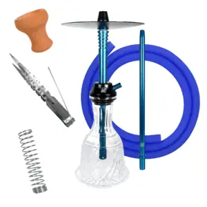 cachimba helium nova blue completa en the good shisha