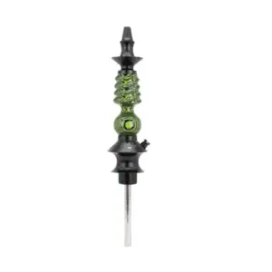 Cachimba Regal Pawn Mini Cavalier Green Black en versión compacta