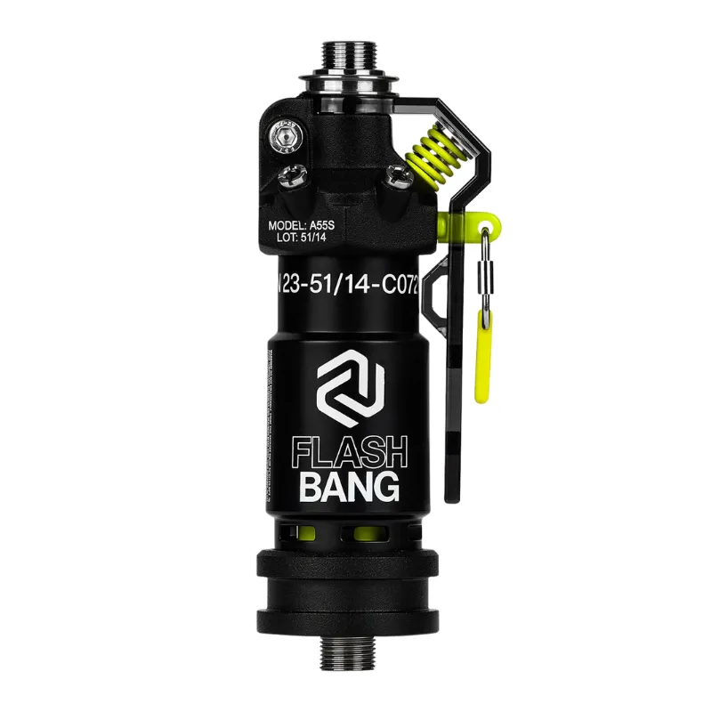 Cachimba Amotion Flash Bang Slate alemana de 40 cm con mástil de más de 30 piezas y plato grabado a láser