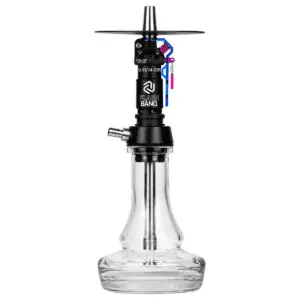 Cachimba Amotion Flash Bang Azure alemana de 40 cm con mástil de más de 30 piezas y plato grabado a láser